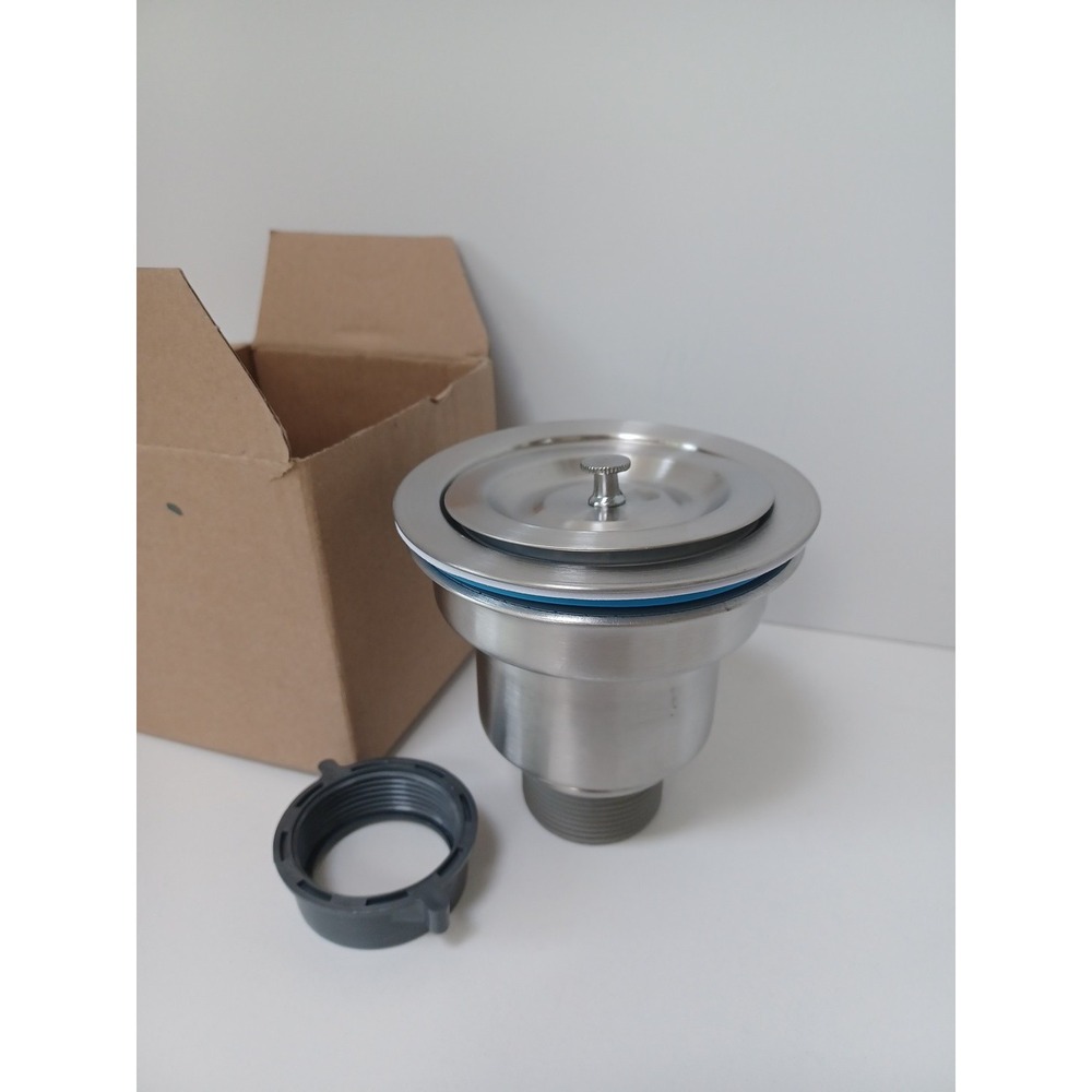 Stainless Steel Basket Strainer Plumbing Hookups 4-5/8" x 3 1/2" ST-B NIB